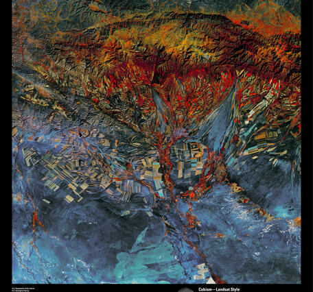 Earth As Art image of Kazakhstan