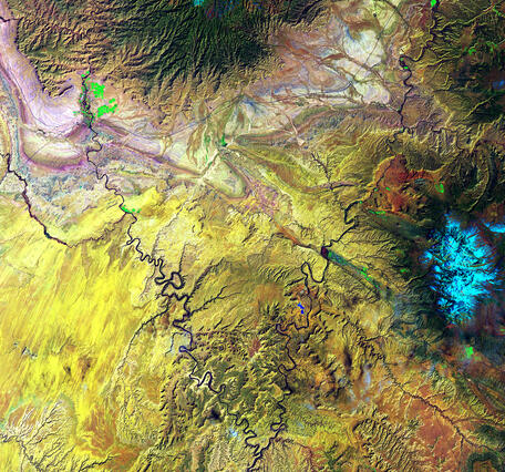 Canyonlands National Park as seen by Landsat 8