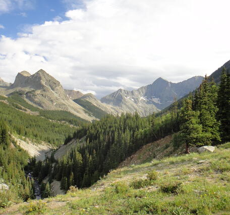 View toward Blanca Peak, Colorado