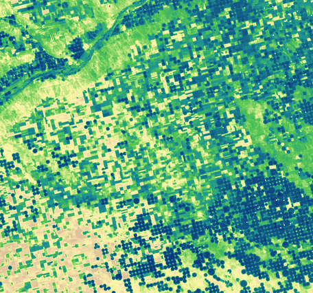 Example of Landsat Provisional Actual Evapotranspiration