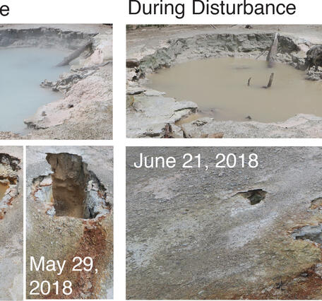 This is a comparison of before and after Norris Seasonal Disturbance.