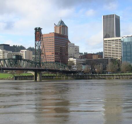 muddy Willamette River