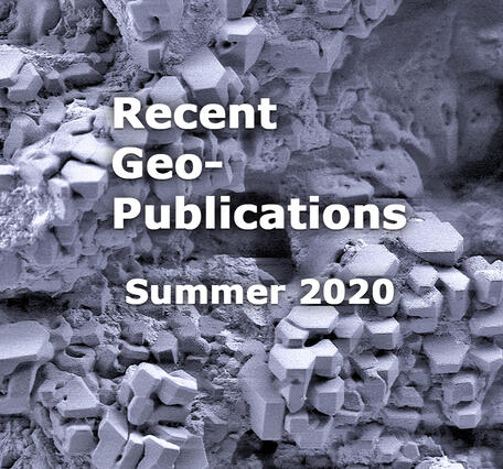 Recent Geo- Publications - Summer 2020