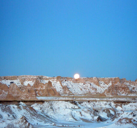 Moon rise-Northeast Entrance	