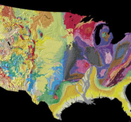 1974 Geologic Map of the United States.