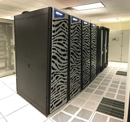 Photo of Advanced Research Computing (ARC) "Yeti" supercomputing cluster