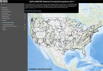 GAP/LANDFIRE National Terrestrial Ecosystems 2011 Viewer