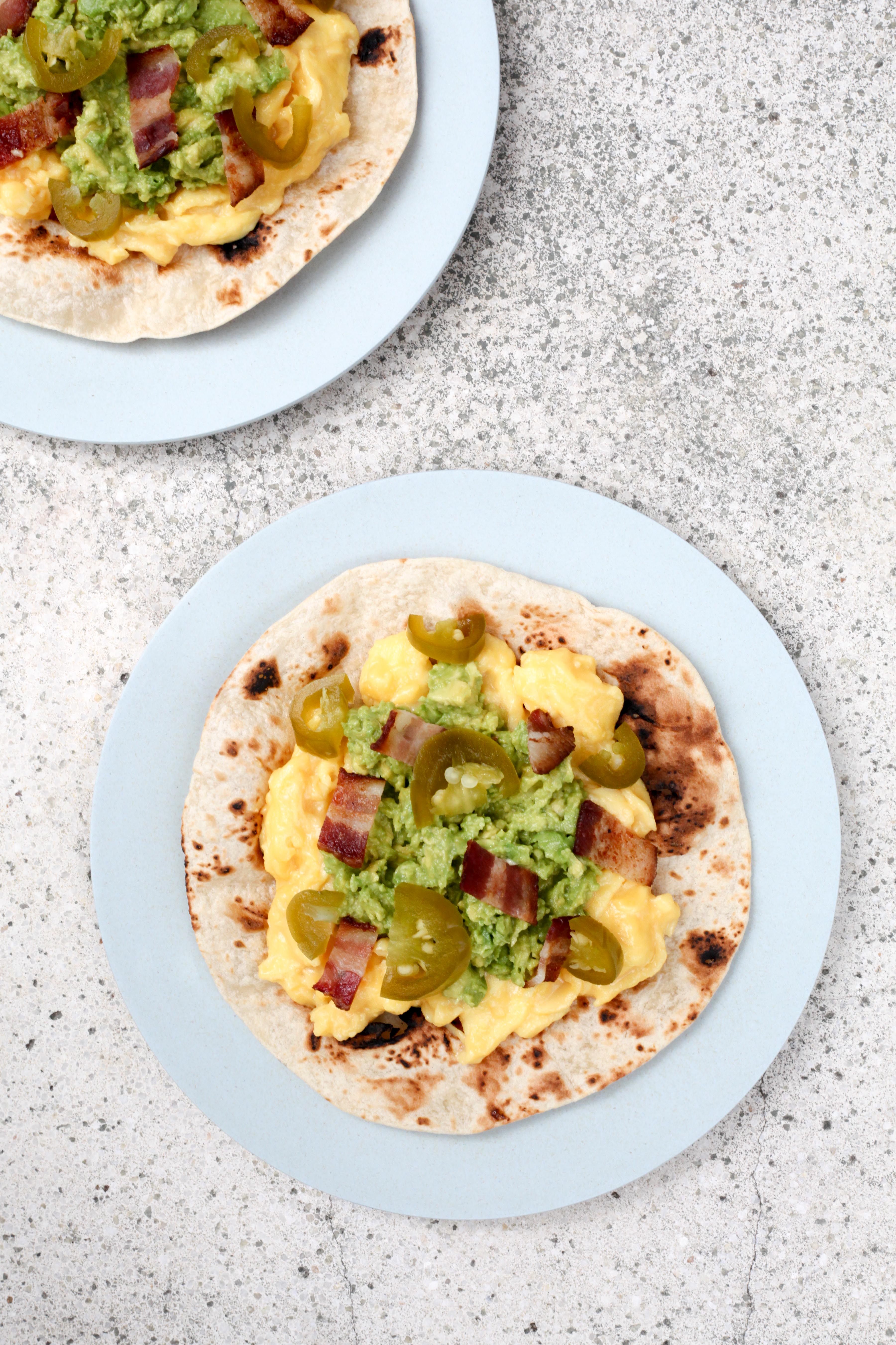 Spicy Breakfast Tacos | amodestfeast.com | @amodestfeast