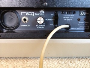 Moog Taurus Back Panel