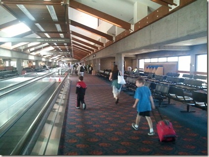 Walking through the Maui airport