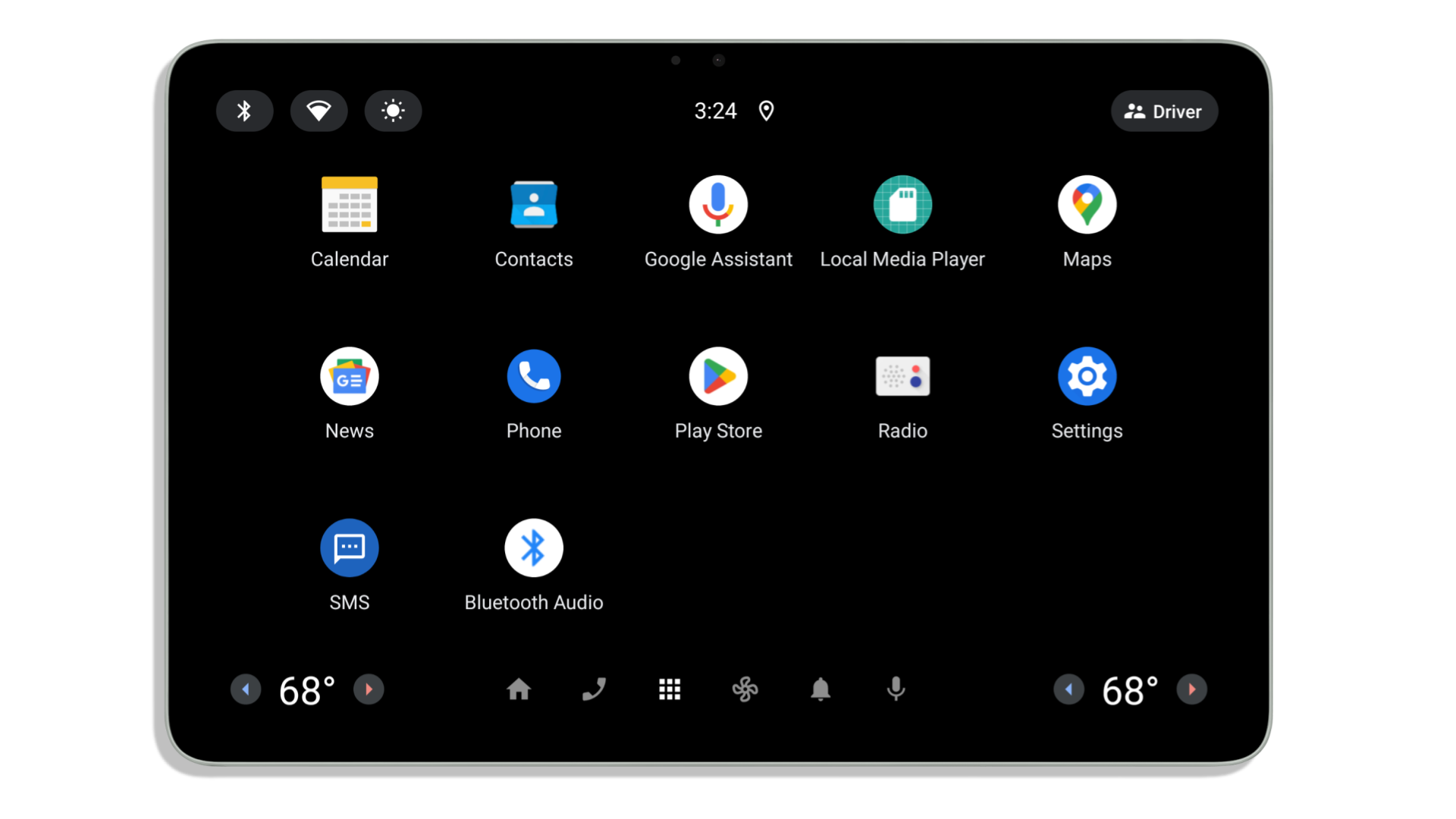 Android Automotive OS s&#39;exécutant sur une Pixel Tablet