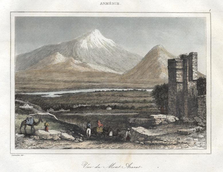 Armenia, Mount Ararat, 1838