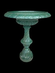 A 19th Century French Cast Iron Bird Bath 