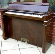 A Mahogany Eavestaff Mini-Piano