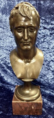 Late Victorian Bronze Bust Of Augustus Caesar