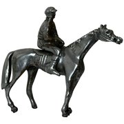  Racing Horse & Jockey Classic Car Mascot 