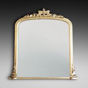 19th Century Carved Giltwood Overmantle Mirror