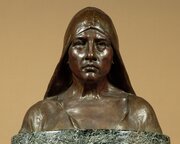 Bronze Bust By Emile Jespers C.1900