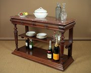 Marble Top Walnut Buffet Sideboard C.1880.