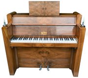 1930s Upright Art Deco Piano By Berry Of London