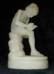 Grand Tour Alabaster - "boy With Thorn"