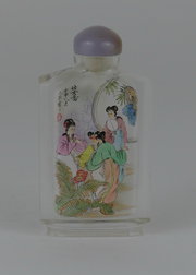 Chinese Glass Snuff Bottle Circa 1920s