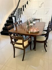 Antique 8 Seater Mahogany Extending Dining Table