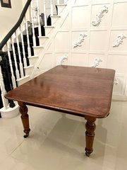 Antique Victorian Mahogany Extending Dining Table