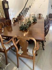 Large 16/20 Seater Antique Mahogany Dining Table