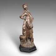 Tall Antique Female Figure, Austrian