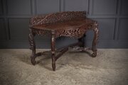 19th Century Carved Burmese Console Table