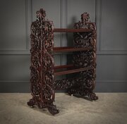 Magnificent Burmese Carved 3 Tier Buffet