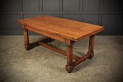 Solid Oak Extending Refectory Dining Table