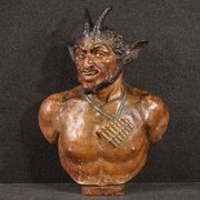 19th Century French Terracotta Sculpture God Pan