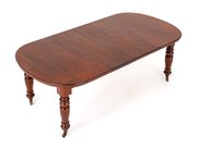 Victorian Mahogany 2 Leaf Extending Dining Table