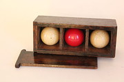 19th Century Boxed Billiard Balls