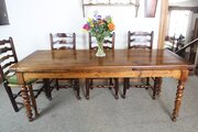 Antique Extending French Dining Table V635