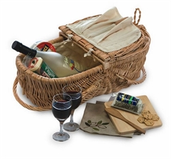 Picture of Eco Wine & Cheese Basket