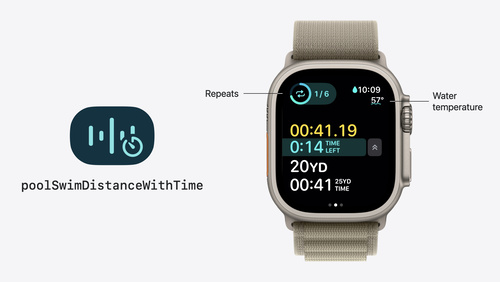 使用 WorkoutKit 打造自定游泳体能训练体验