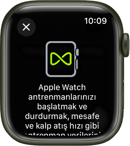 Apple Watch’unuzu spor salonu ekipmanıyla eşlerken görünen eşleme ekranı.