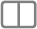 die Taste „Split View“