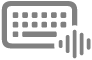 das Symbol „Live-Sprachausgabe“