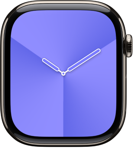 The Gradient watch face, where you can adjust the face color, style, and dial.