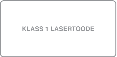 Class 1 lasertoote sümbol