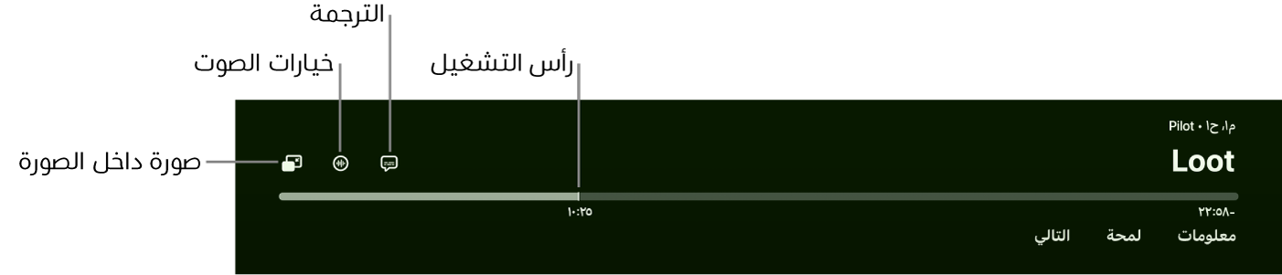 عناصر التحكم في التشغيل