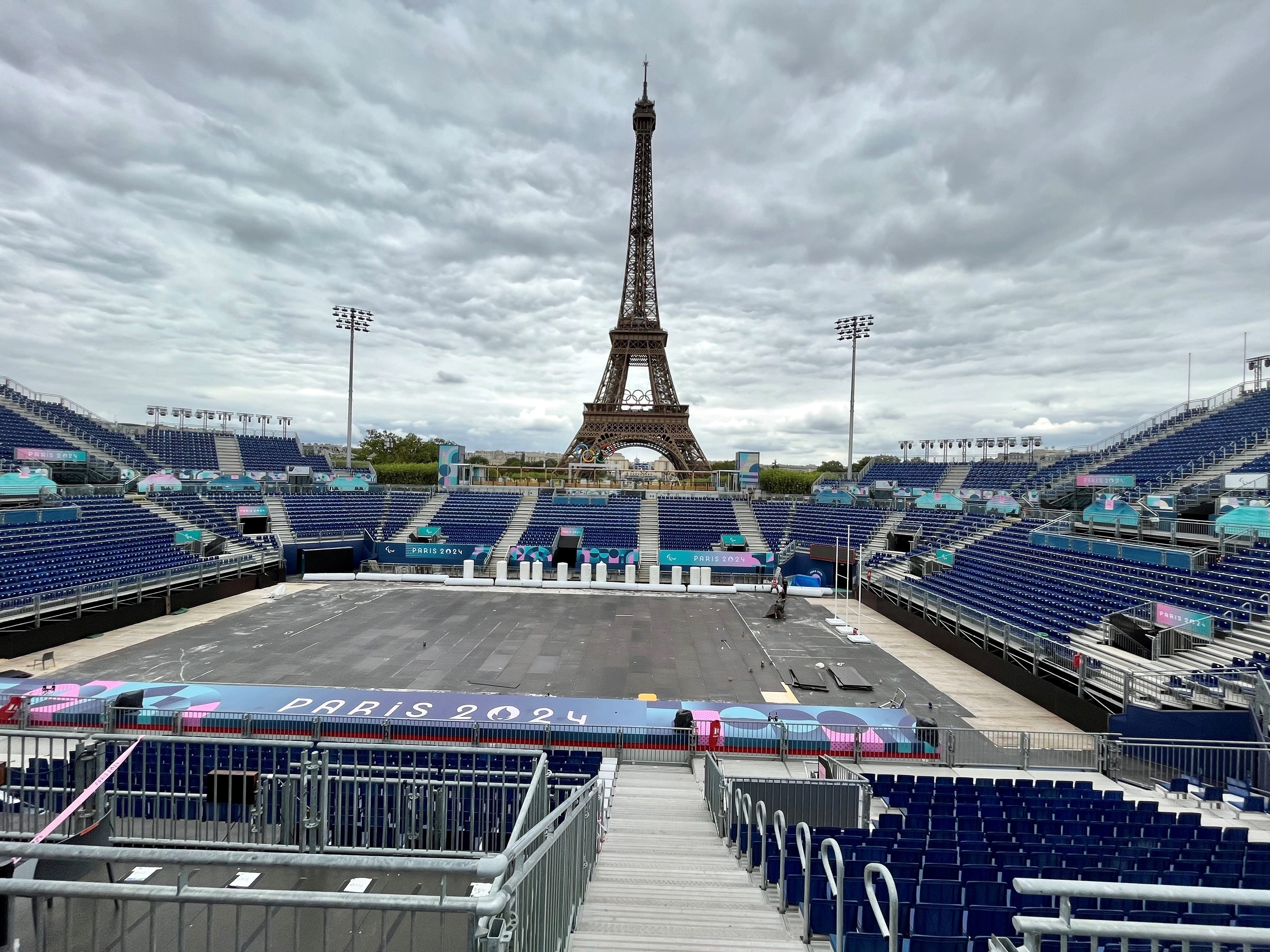 Des places à 15 euros vont être mises en vente ce mardi notamment pour le stade tour Eiffel pour les matchs de Cécifoot. LP/Elie Julien