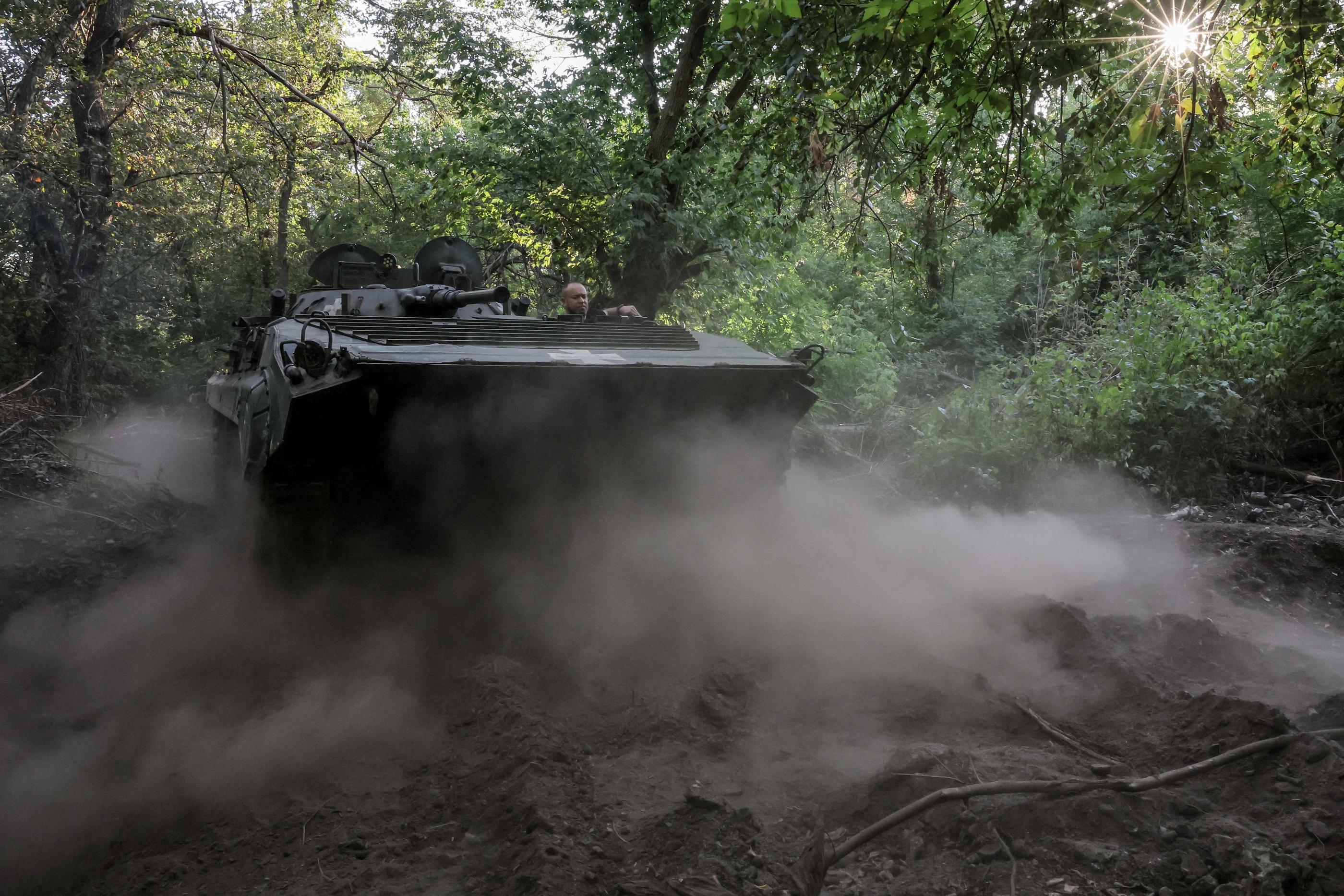 Des militaires ukrainiens dans la région de Donetsk le 17 août 2024. (Illustration) AFP/Forces armées ukrainiennes