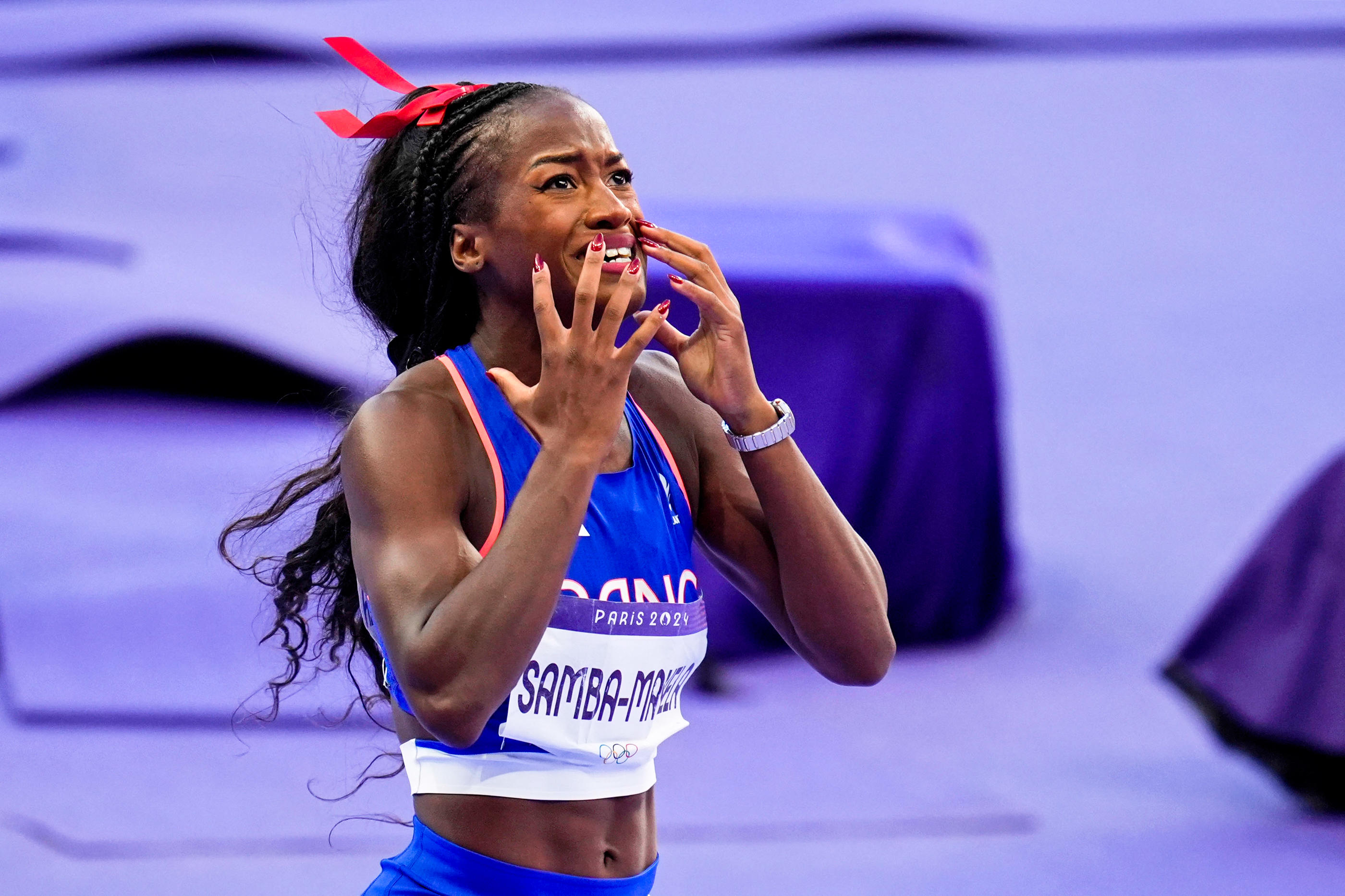 Cyréna Samba-Mayela a terminé par une 7e place à la finale de la Diamond League son incroyable été notamment marqué par la médaille d'argent olympique. Icon Sport