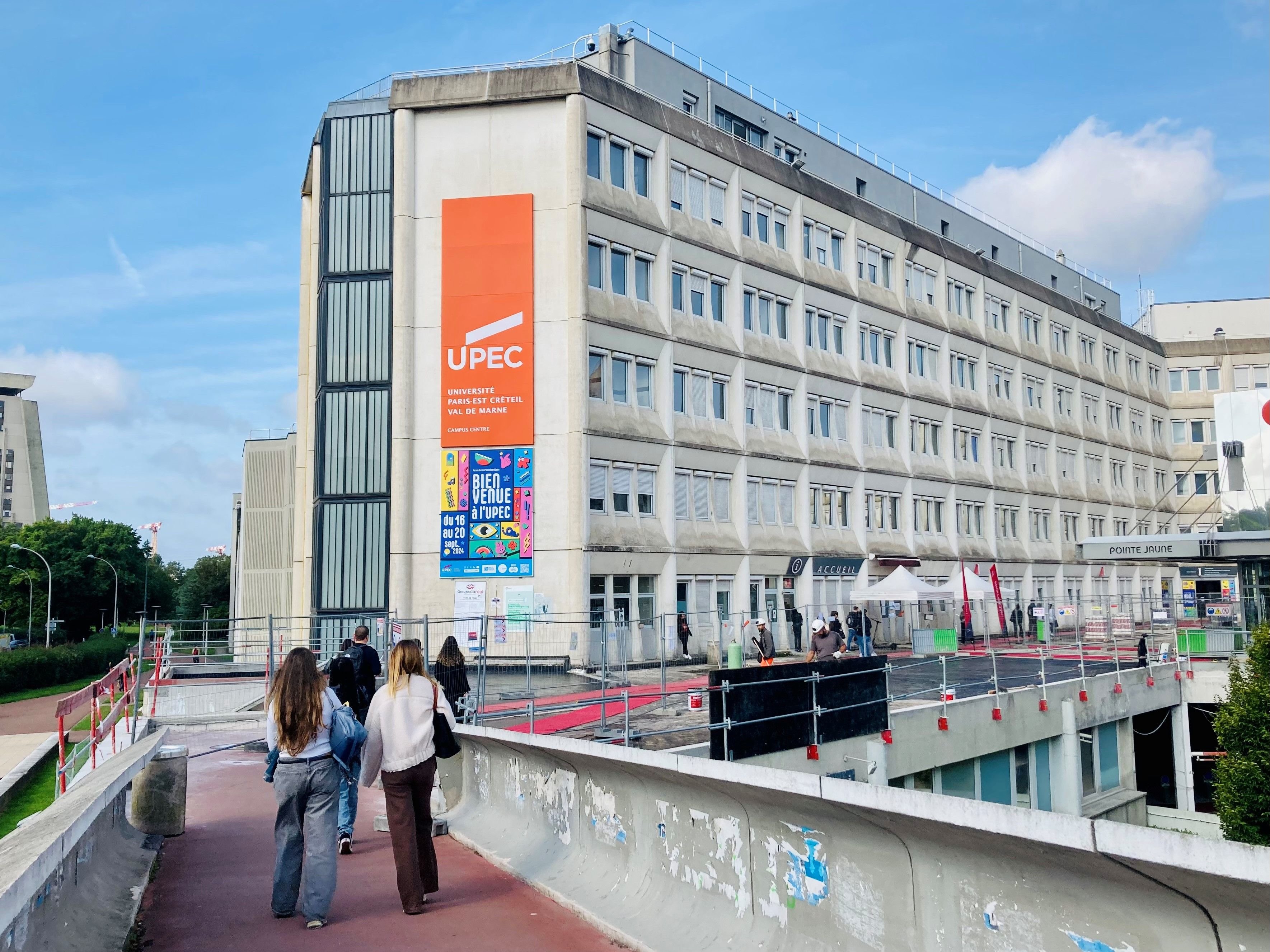 Créteil (Val-de-Marne), le 10 septembre. En cette rentrée, l'université Paris-Est Créteil (Upec) innove, en faisant bénéficier ses étudiantes de congés menstruels, soit deux jours par mois en cas de besoin. LP/Agnès Vives