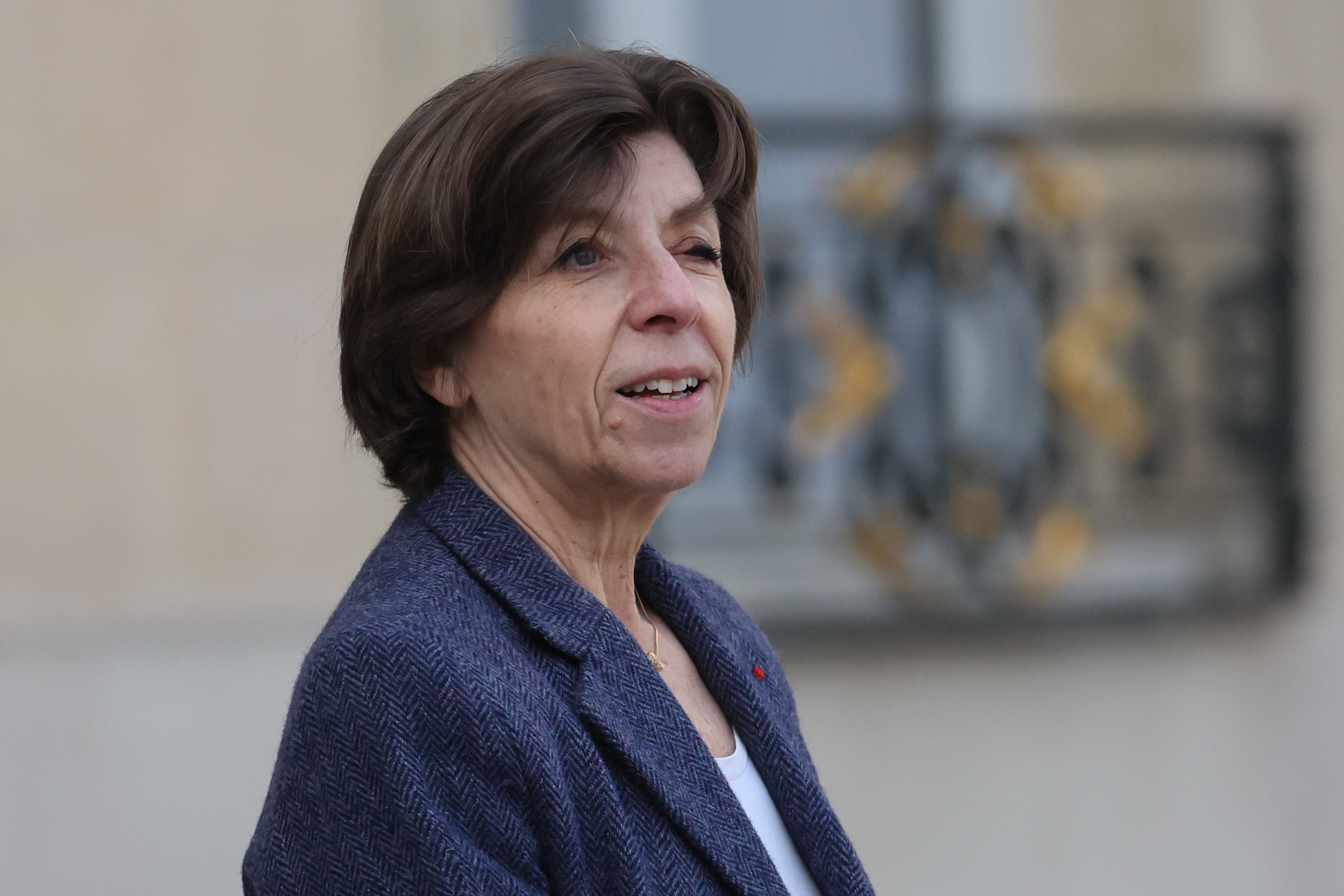 La ministre des Affaires étrangères, Catherine Colonna, a annoncé ce mercredi qu'elle ne participerait pas au Conseil des ministres, car elle a été testée positive au Covid. LP / Arnaud Journois

PHOTO LE PARISIEN / ARNAUD JOURNOIS